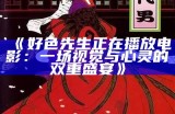 好色先生正在播放电影：一场视觉与心灵的双重盛宴
