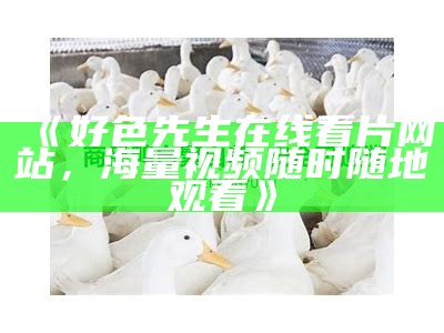 好色先生在线看片网站，海量视频无论何时随地观看
